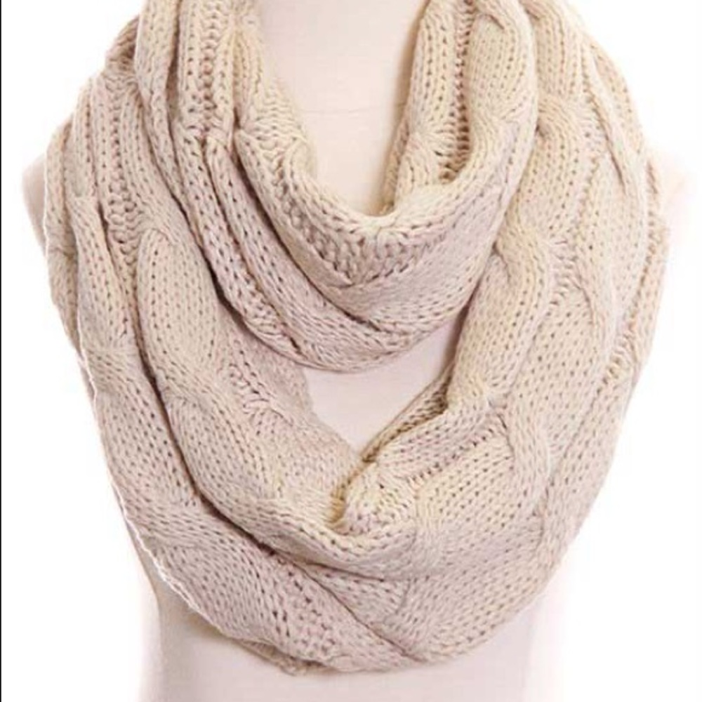 CC Knit Infinity Scarf - Picture 2 of 5